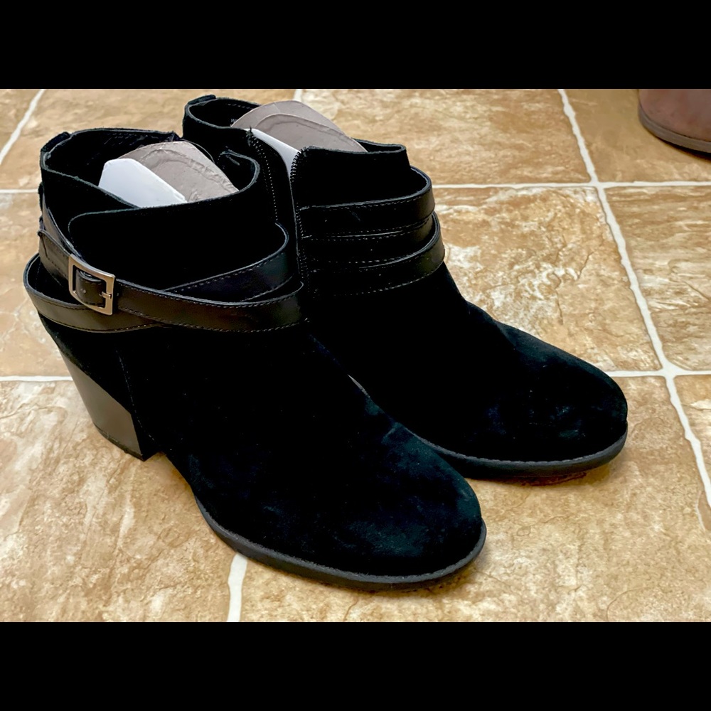 Black ankle boots